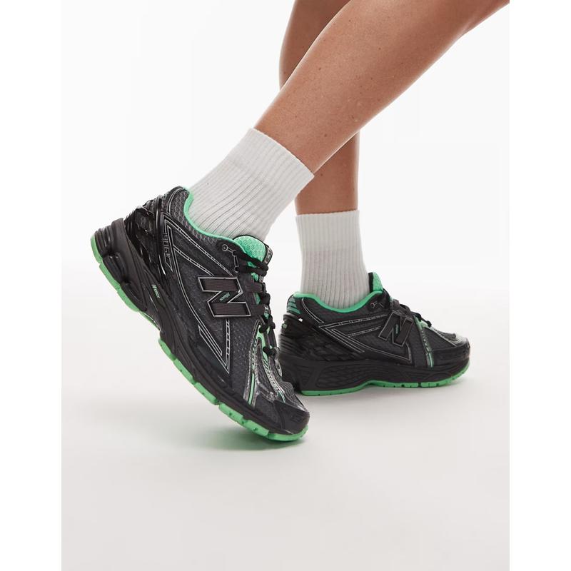 New balance 女士 运动鞋 1906r 男女通款绿色训练鞋(黑色)
