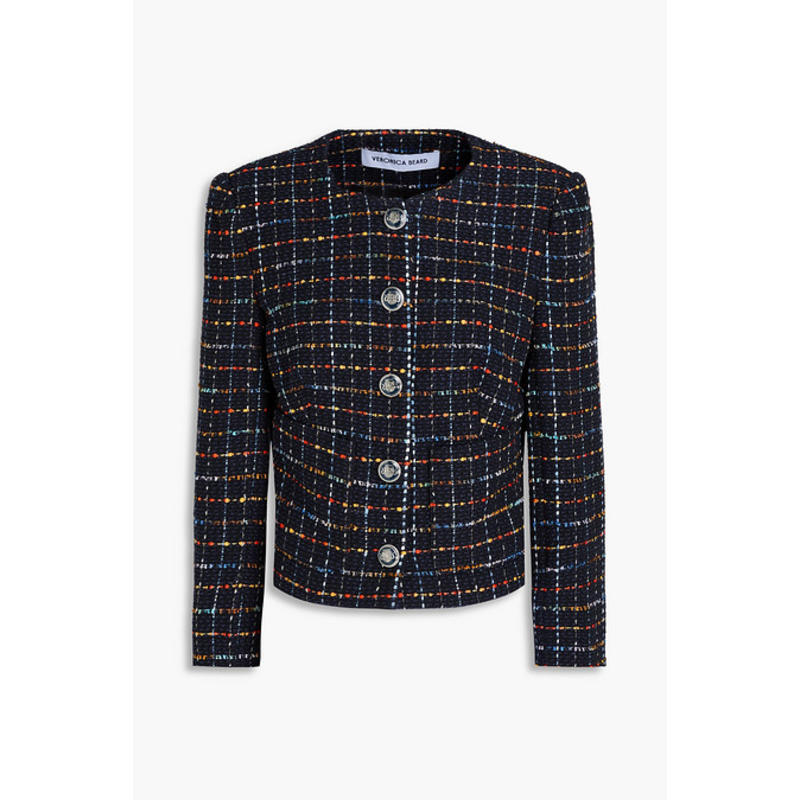 Veronica Beard 女士 夹克 Nathan 格纹棉混纺花呢夹克