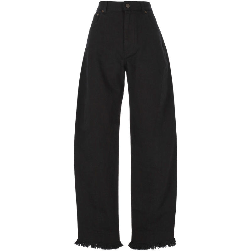 PHOEBE PHILO 女士 FW25 牛仔长裤 PHOEBE 'Philo' 黑色牛仔裤