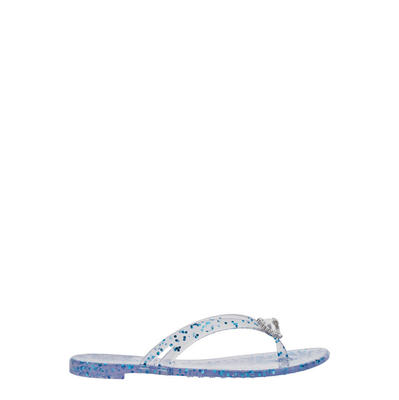 Casadei 卡萨帝 女士 凉鞋 多色水晶装饰全幅印花人字拖(PVC)