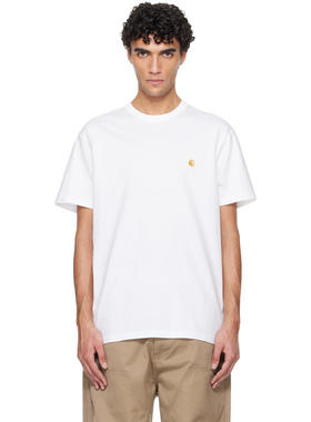 Carhartt WIP 男士 T恤 白色 Chase T 恤