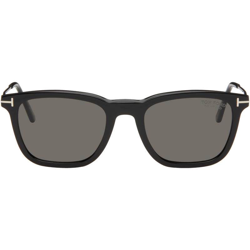 Tom Ford 男士 太阳镜 黑色 Polarized Arnaud 太阳镜