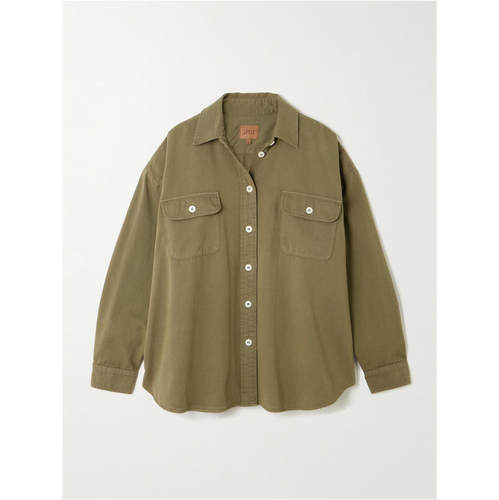 JAMIE HALLER 女士 FW26 衬衫 大号宽松款棉质斜纹布