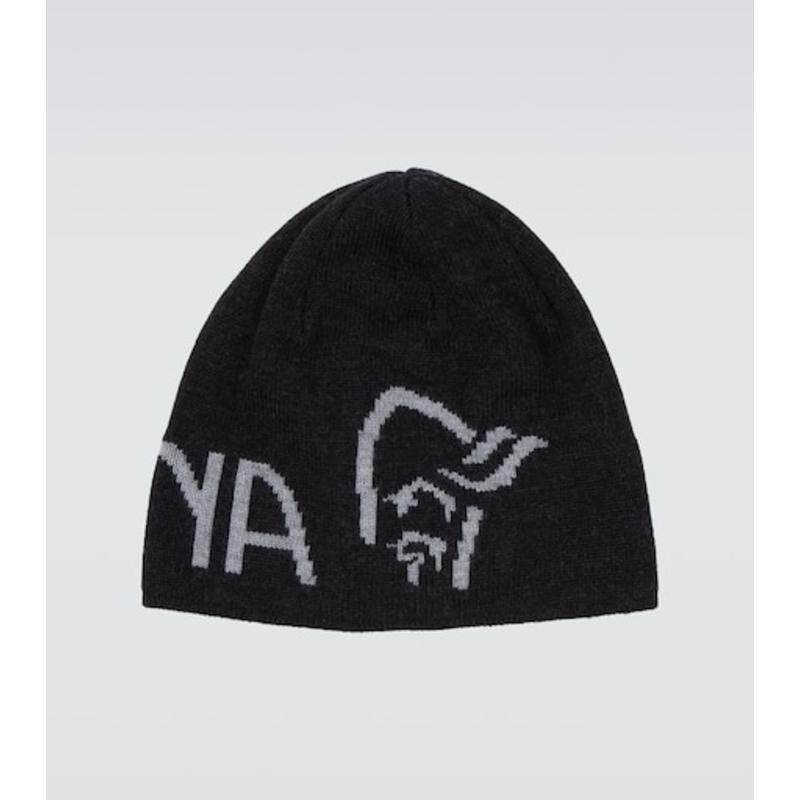 Norrøna 男士 毛线帽 徽标羊毛小便帽