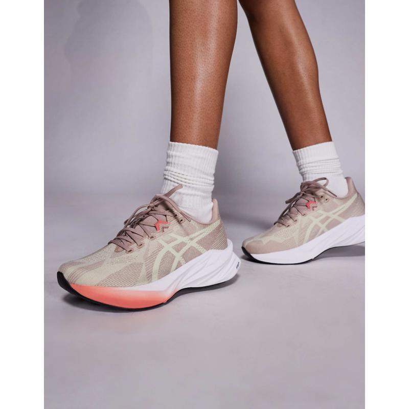 Asics 女士 运动鞋 Dynablast 5 running 灰褐色白色训练鞋