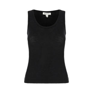 SS26 Alaïa 阿莱亚 女士 黑色弹力羊毛混纺上衣 背心