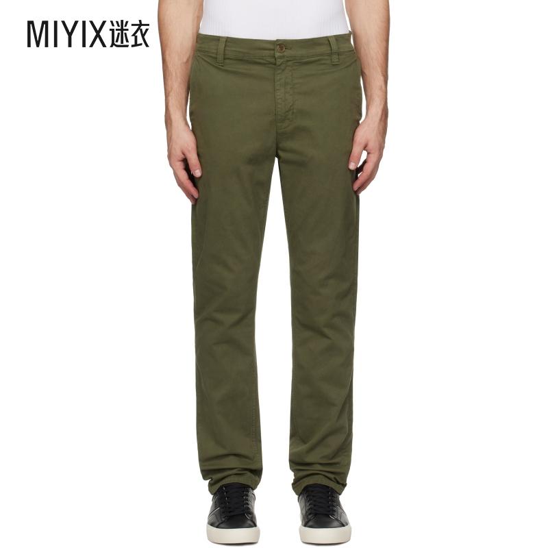 Nudie Jeans 男士绿色 Easy Alvin 长裤 迷衣时尚
