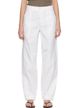 Matteau 女士 长裤 白色 Relaxed 工装裤