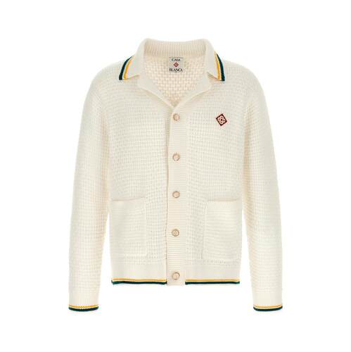Casablanca 男士 FW26 开衫 'Pyramide D'Oranges' 针织
