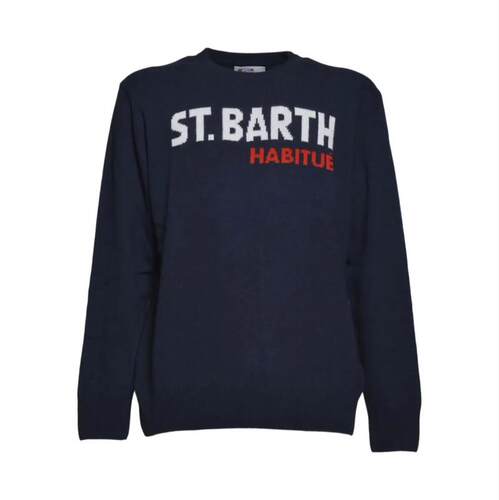 MC2 Saint Barth 男童 FW25 毛衣 蓝色毛线衫童装