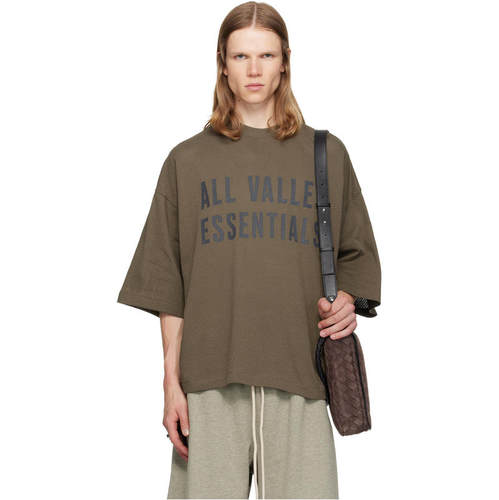 Essentials 男士 T恤 卡其色 Merch