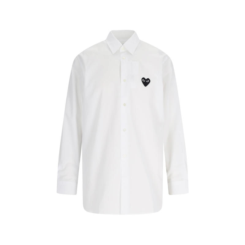 Comme Des Garcons Play 中性（成人） FW25 衬衫 白色衬衫