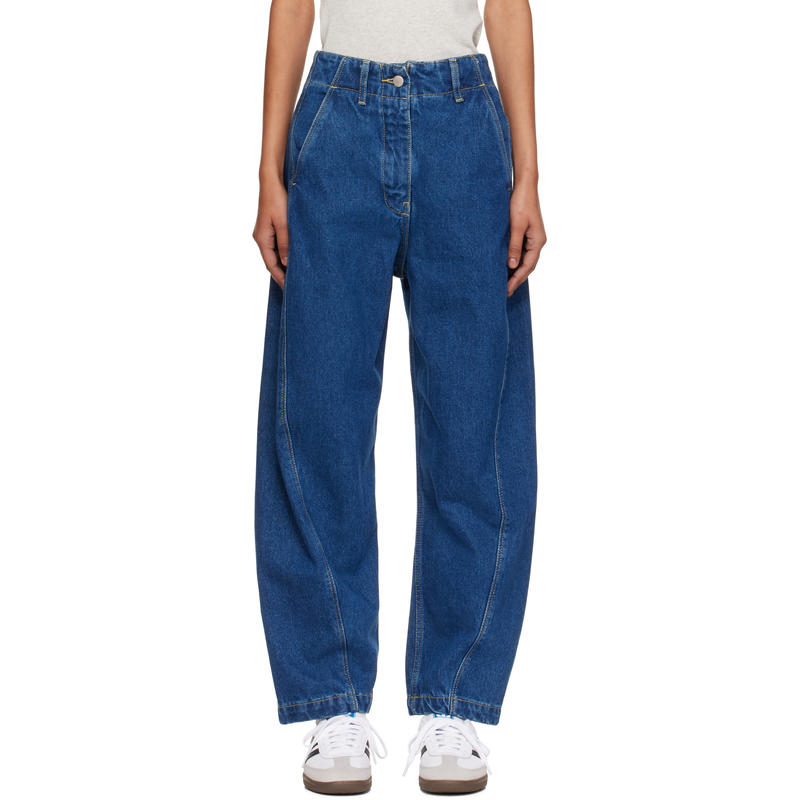 Studio Nicholson 女士 牛仔长裤 蓝色 Akerman 牛仔裤
