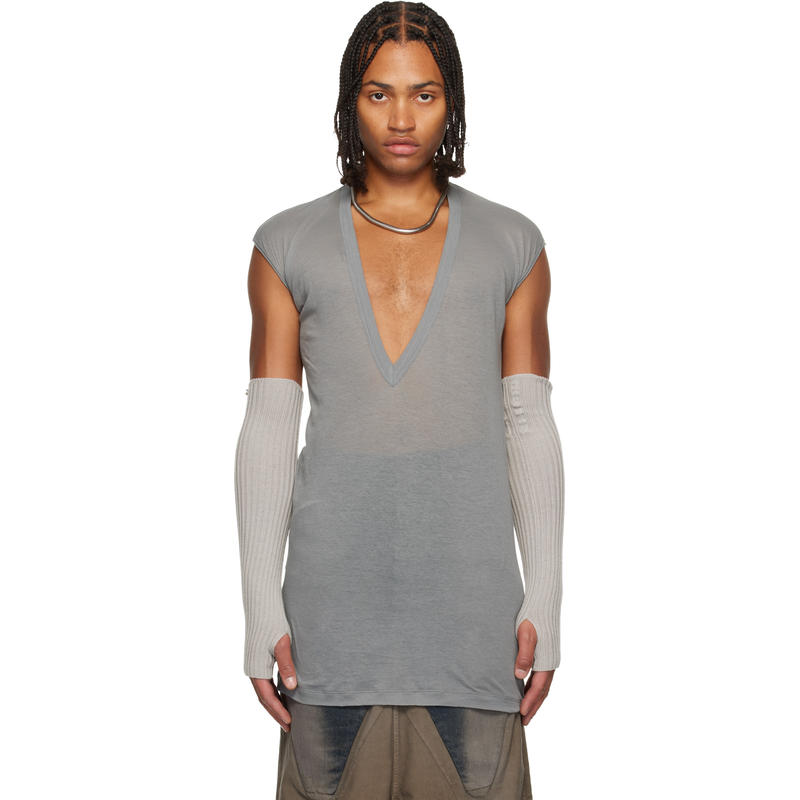 Rick Owens 男士 T恤 灰色 Concordians Dylan T 恤