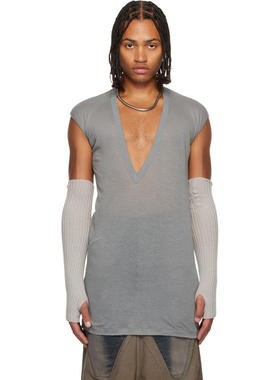 Rick Owens 男士 T恤 灰色 Concordians Dylan T 恤