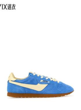 Autry 男款Windspin 浅蓝色绒面革运动鞋 迷衣时尚
