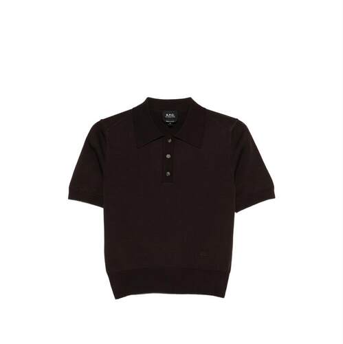 A.P.C. 女士 SS26 上衣 MANCHES COURTES Polo衫