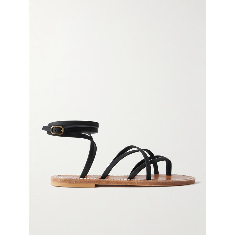 K Jacques 女士 凉鞋 Zenobie 金属感皮质凉鞋