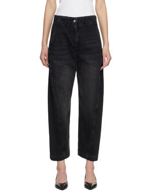 Studio Nicholson 女士 SS25 牛仔长裤 黑色 Akerman 牛仔裤