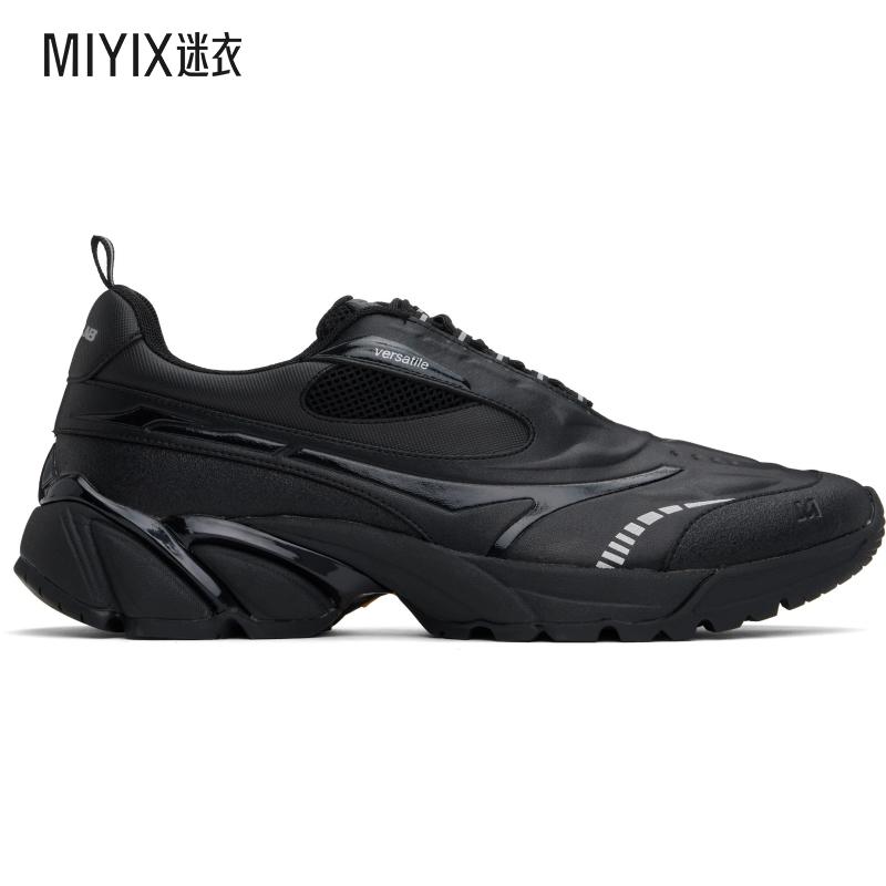 untitlab®男士 黑色 Helix Swift Trek 运动鞋 迷衣时尚