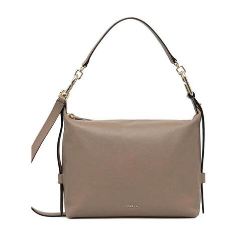 Furla 芙拉 女士 SS26 手提包 GREIGE TONIE M 皮革水饺包