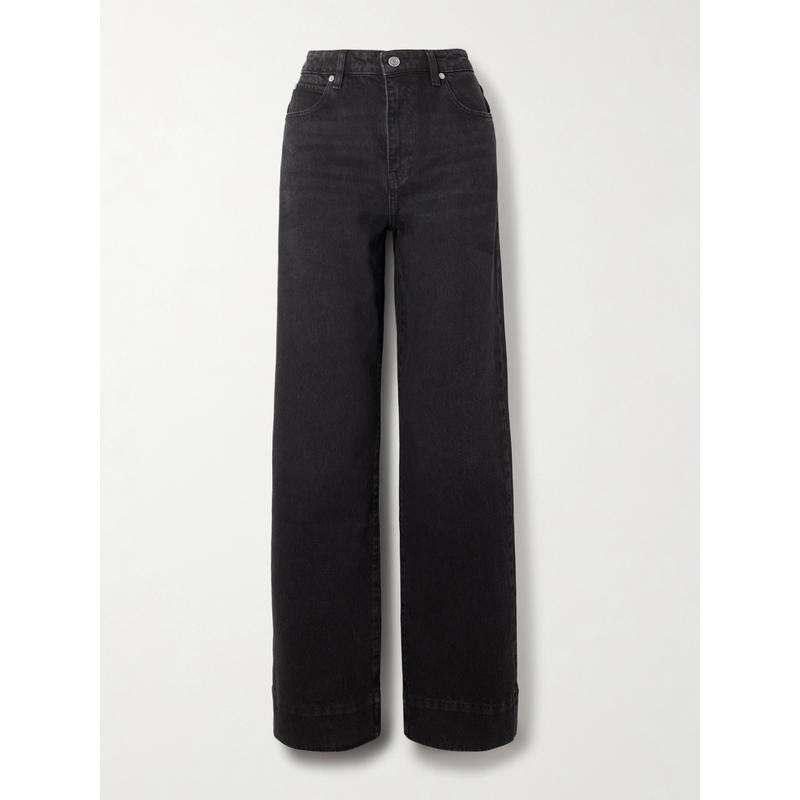 FRAME 女士 秋冬新品 牛仔长裤 Streamline 高腰直筒牛仔裤