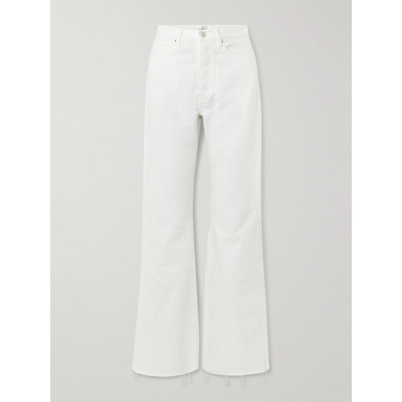 FRAME 女士 牛仔长裤 Lax 磨破中腰喇叭牛仔裤