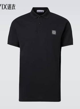 Stone Island石头岛 男款Compass 棉质凸纹布Polo衫 迷衣时尚