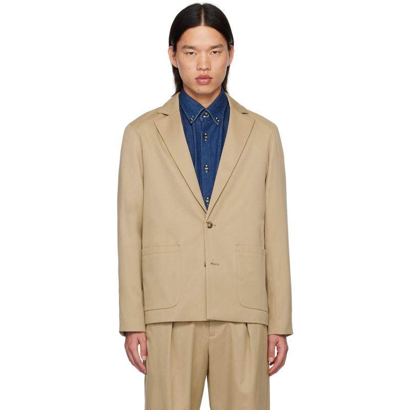 A.P.C. 男士 西装外套 驼色 Luc 西装外套
