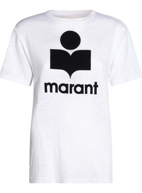 ISABEL MARANT Étoile 女士 秋冬新品 T恤 白色棉质T恤