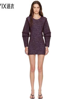 Eckhaus Latta 女款紫色 Pallas 连衣裙 迷衣时尚