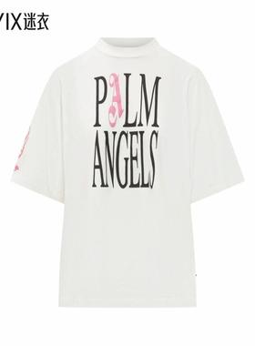 【秋季新品】Palm Angels 女款Angels Flames 棕榈树印花宽松款T