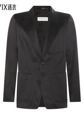 Dries Van Noten 男士黑色棉混纺西装外套 迷衣时尚