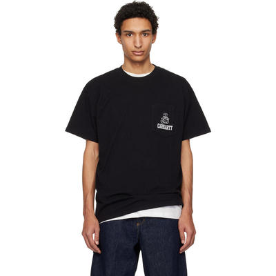Carhartt WIP 卡哈特 男士 T恤 黑色 S/S Pond Corps Pocket
