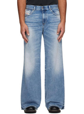Diesel 男士 牛仔长裤 蓝色 Flare 1978 D-Akemi 09m07 牛仔裤