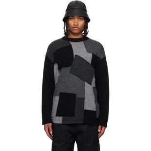des 黑色 Garçons川久保玲 毛衣 灰色毛衣 男士 Comme
