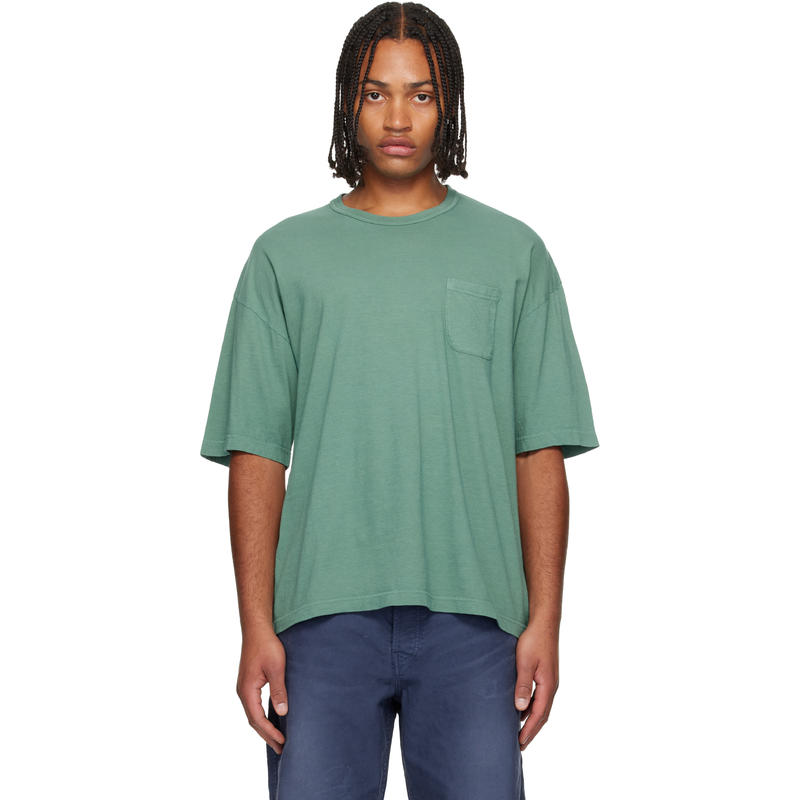 Visvim 男士 T恤 绿色 Jumbo T 恤