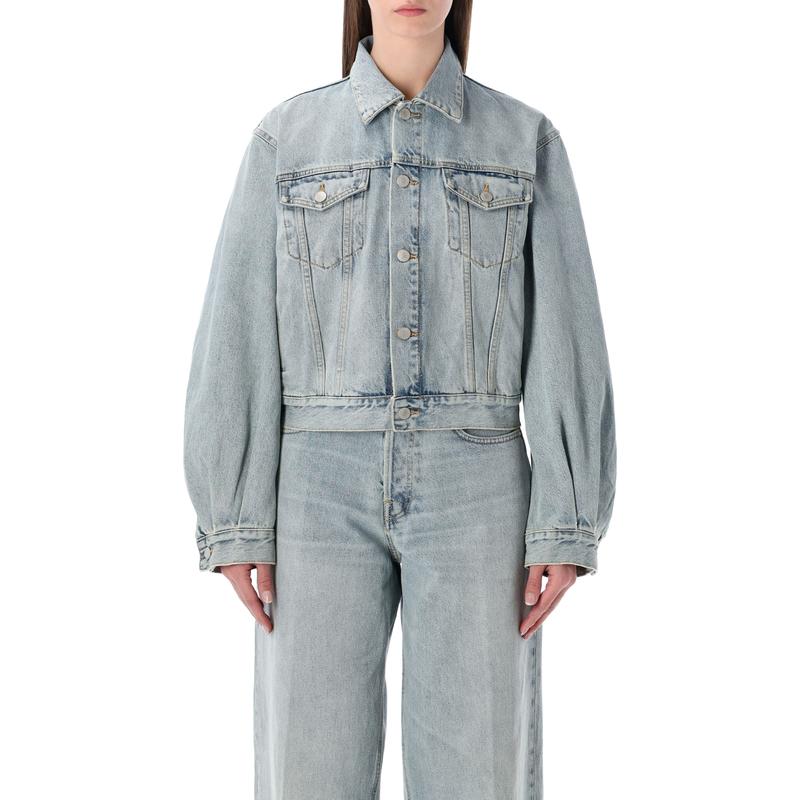 Haikure 女士 SS26 夹克 Simon light-wash 牛仔布夹克