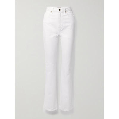 Khaite 女士 SS25 牛仔长裤 白色 The Danielle 牛仔裤