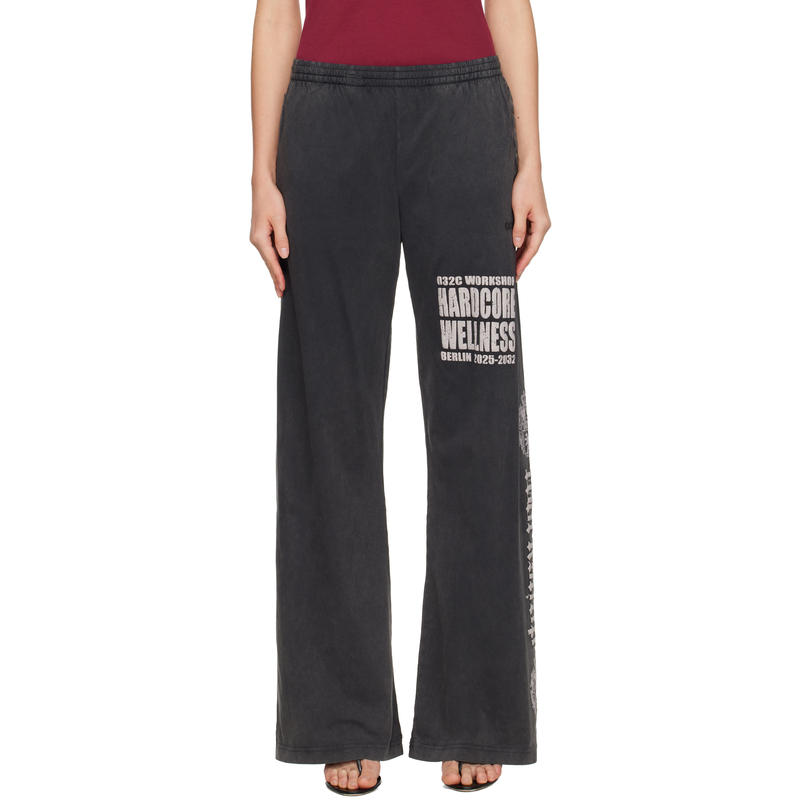 032C 女士 运动长裤 灰色 Hardcore Wellness 长裤