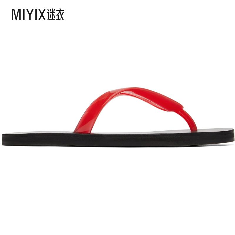 Ancient Greek Sandals 女士红色 Saionara Jelly 人字拖 迷衣时