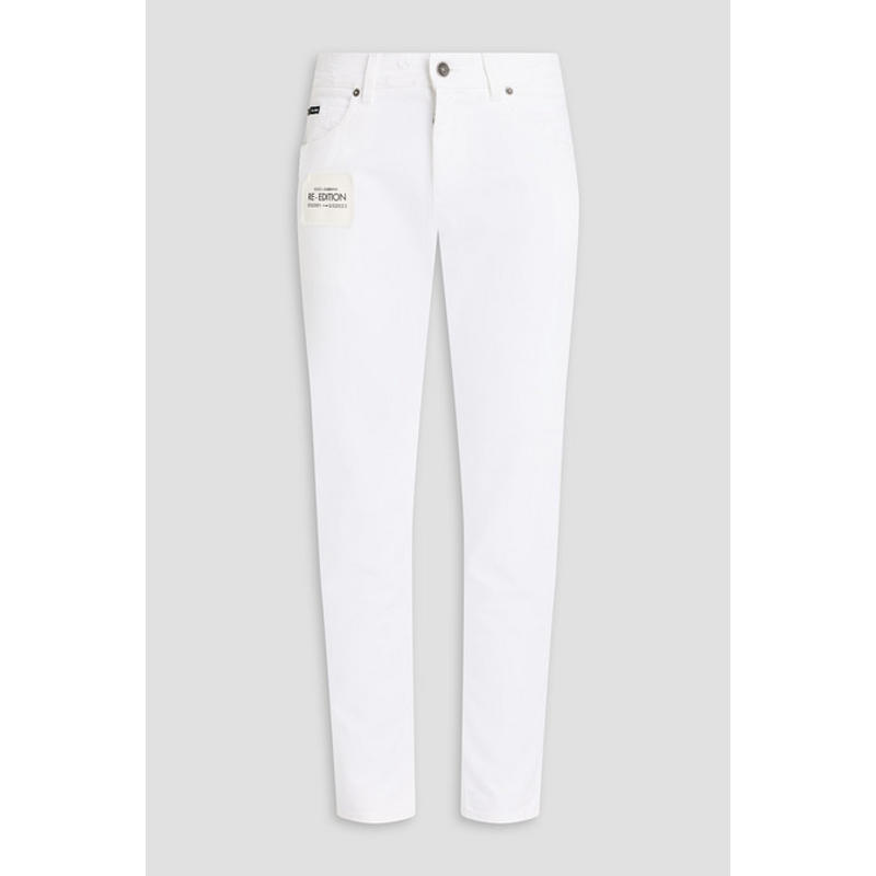 Dolce  Gabbana 男士 SS23 牛仔长裤 标志牌紧身牛仔裤