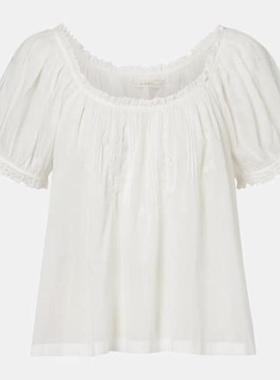 DÔEN 女士 上衣 Frederica 棉质薄纱上衣