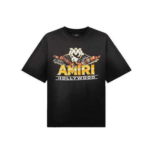 Amiri 埃米尔 男士 FW26 T恤 MA老鹰宽松