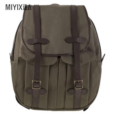 [秋冬新品]Filson 男款粗糙斜纹布大号背包 迷衣时尚