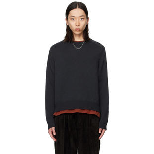 Our Legacy 男士 毛衣 黑色 True Roundneck