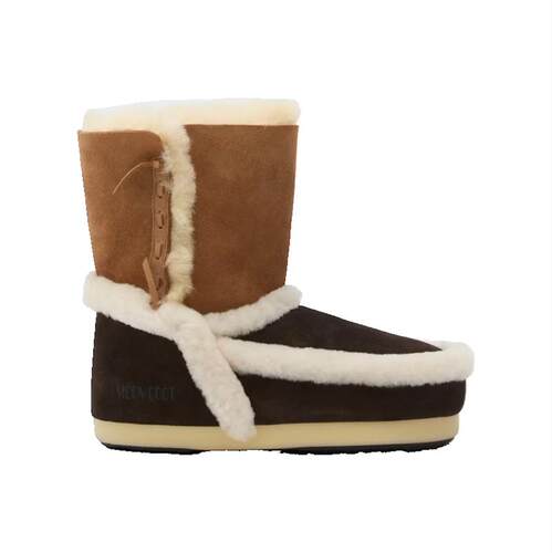 Moon Boot 月亮靴 女士 SS26 雪地靴 EVX BROWN PATCH BOOTS