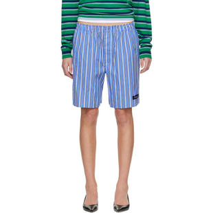 HommeGirls 女士 短裤 蓝色 Long 短裤