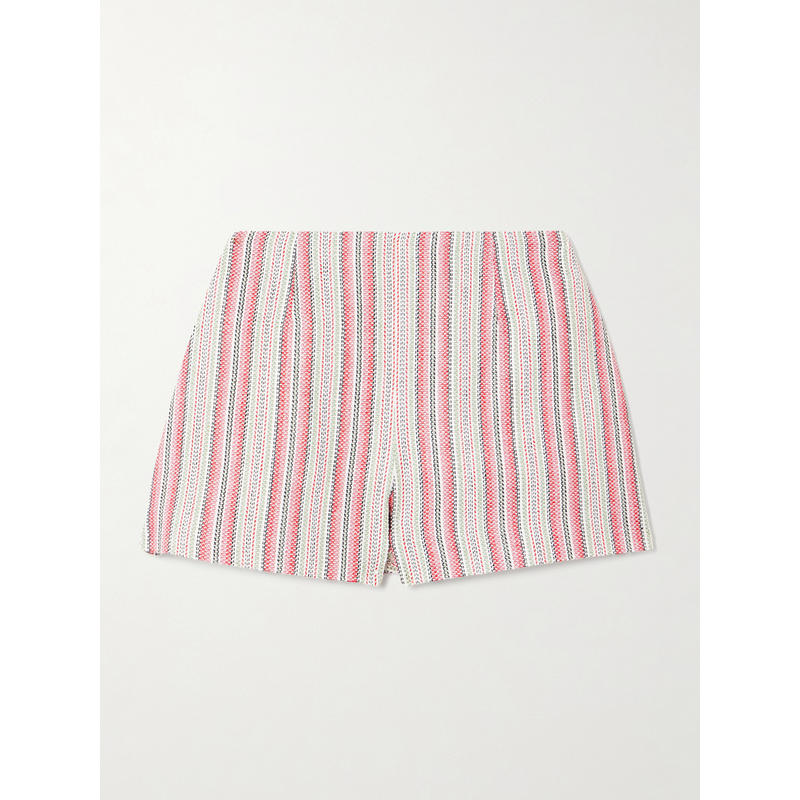 Faithfull the Brand 女士 短裤 Luda 条纹亚麻棉混纺短裤