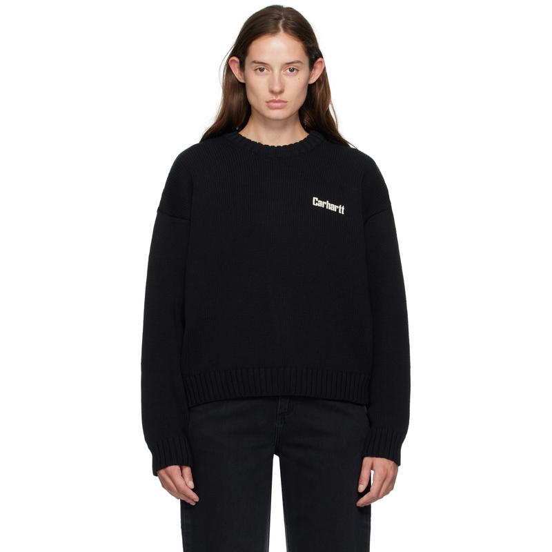 Carhartt WIP 女士 上衣 黑色 Growth 针织衫